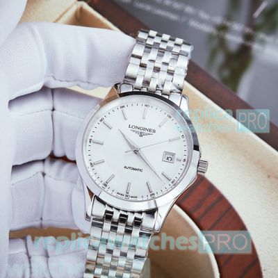 Buy Online Replica Longines White Dial Stainelss Steel Men's Watch